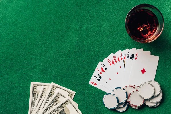 Live blackjack dealer with cards